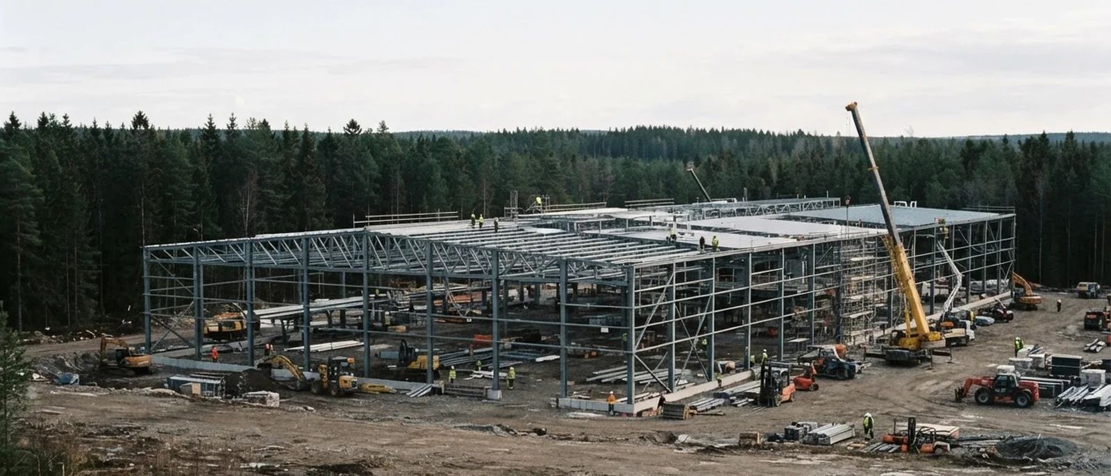 Kouvola, Kymenlaakso. TikTok's Project Clover build started in September 2025, with over 1,000 workers expected at peak.