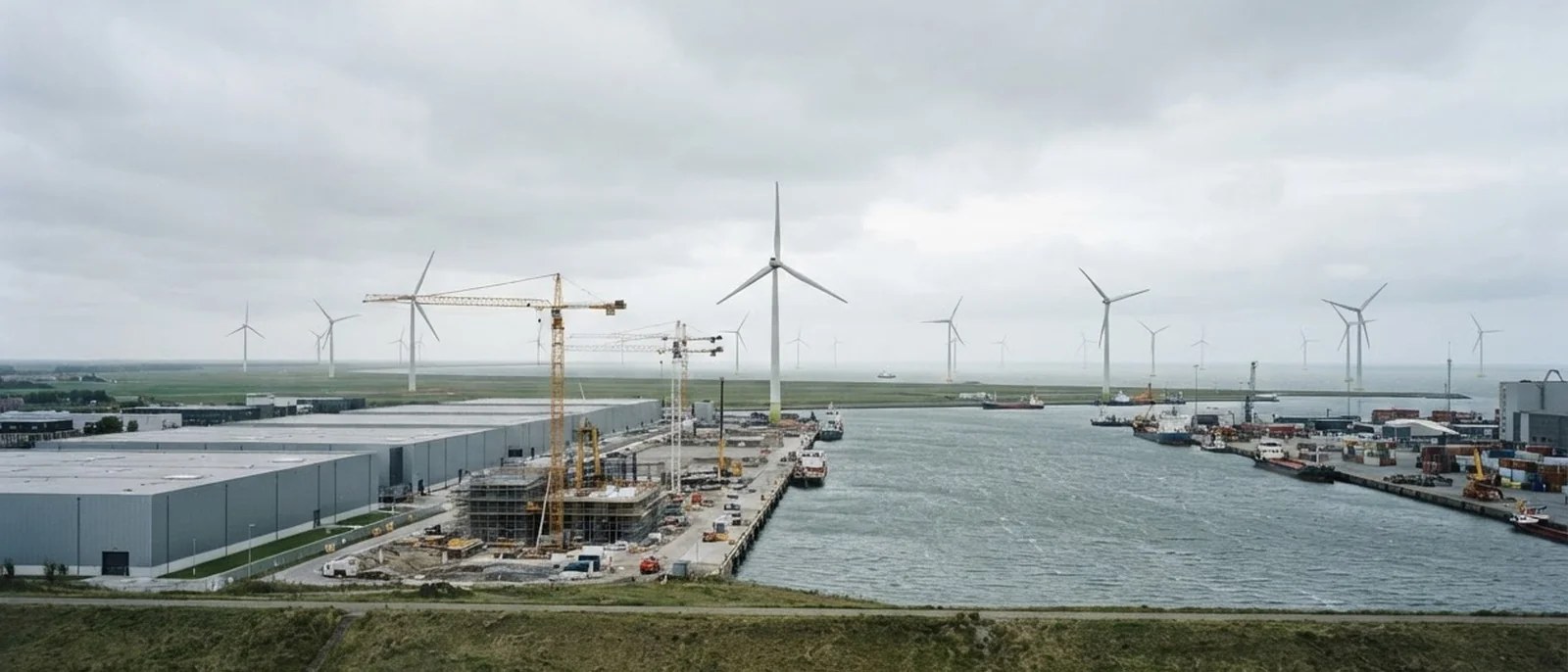Eemshaven, Groningen. QTS is investing €1.4 billion in EEMSDC2 to double the campus by 2029.
