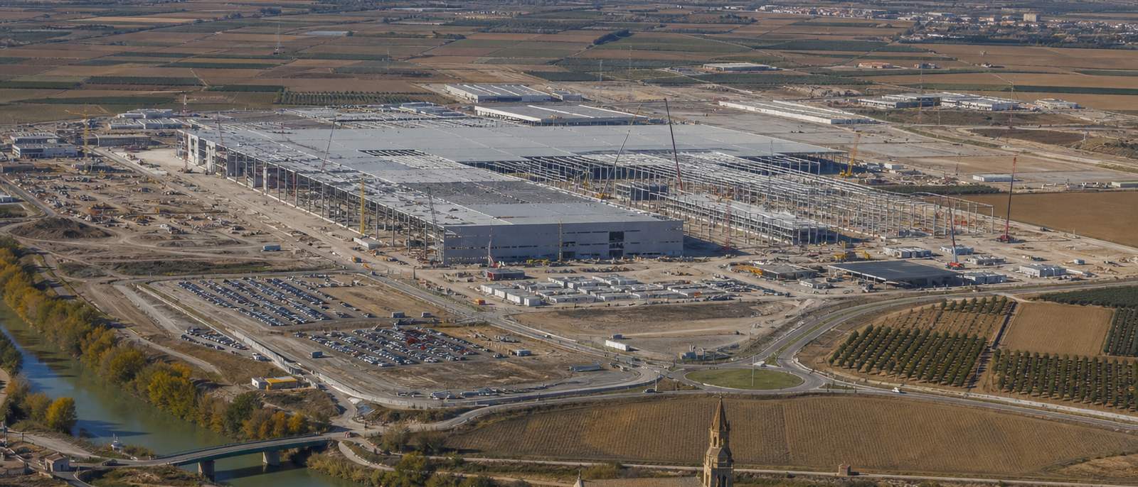 Figueruelas, Aragón. The Stellantis and CATL gigafactory here carries an investment of up to EUR 4.1 billion, with production expected from early 2027.