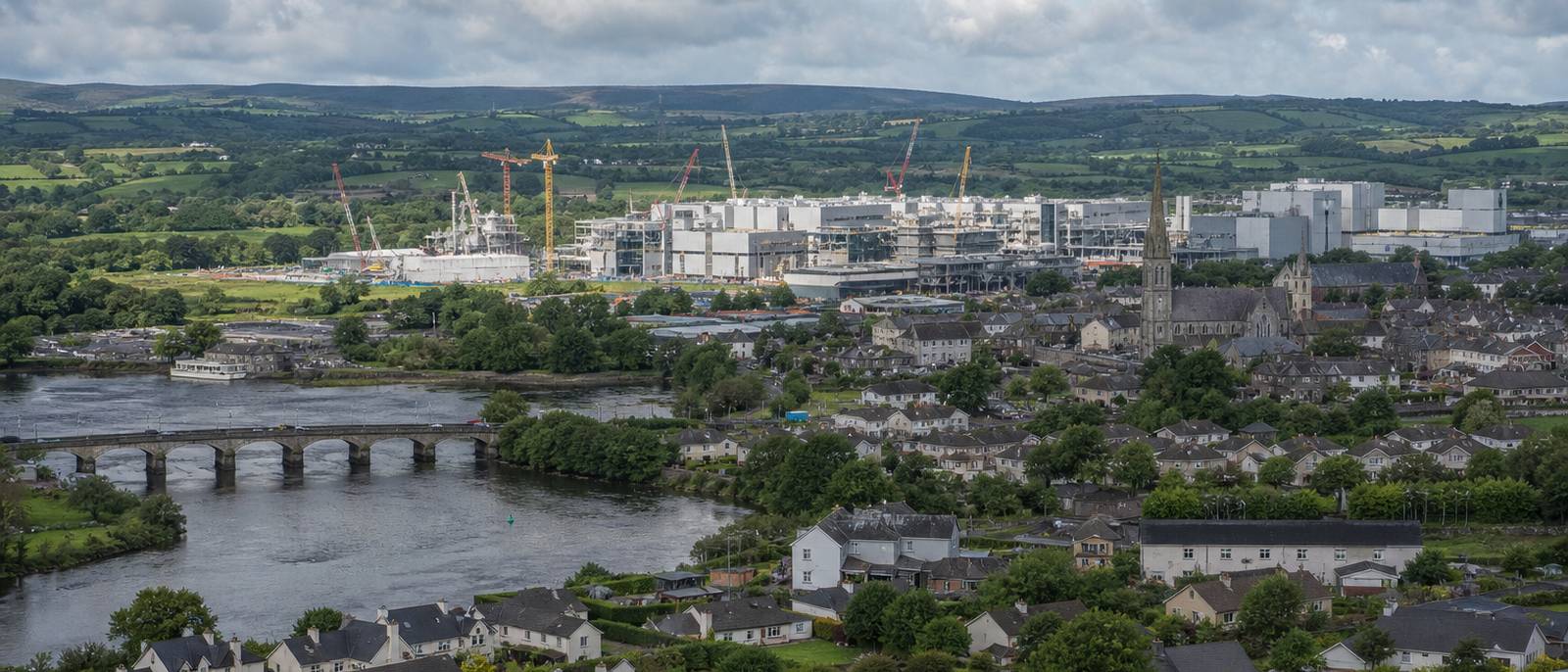 Athlone, County Westmeath. Novo Nordisk is investing EUR 432 million here, with up to 500 construction jobs and completion from late 2027.
