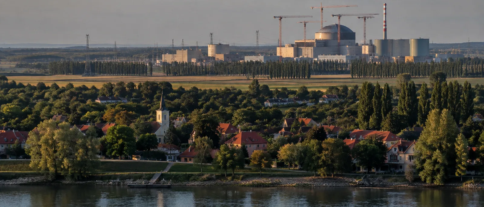 Paks, Tolna County. World Nuclear News reported the first concrete pour for Unit 5 in April 2026, on a EUR 12.5 billion project.