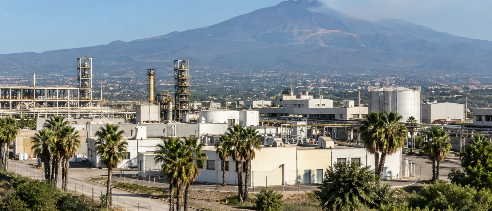 Catania, Sicily. STMicroelectronics is investing around EUR 5 billion in a silicon carbide campus cleared by the European Commission in May 2024.