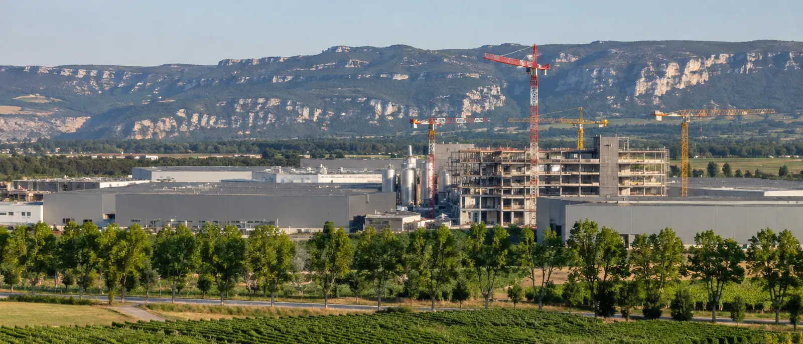 Pierrelatte, Drôme. Orano is adding four enrichment modules to Georges Besse II, with first cascades planned from 2028.