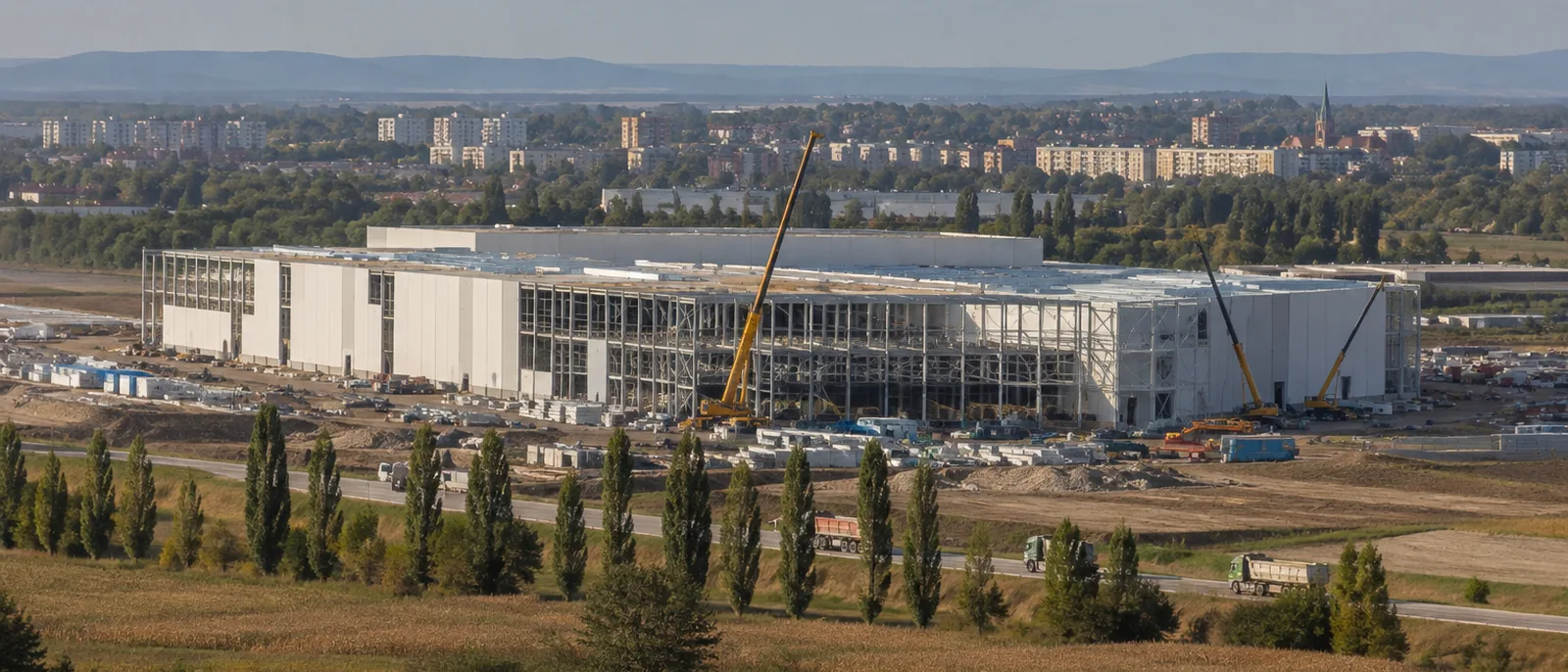 Nyíregyháza, Szabolcs-Szatmár-Bereg. The European Commission puts the Sunwoda battery plant investment at €1.43bn.