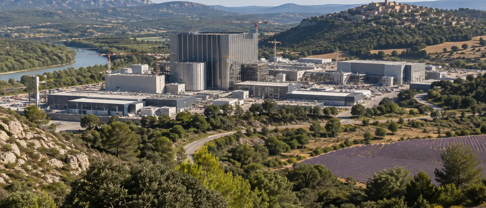 Saint-Paul-lez-Durance, Provence. Two thirds of the ITER tokamak core was in place by July 2026.