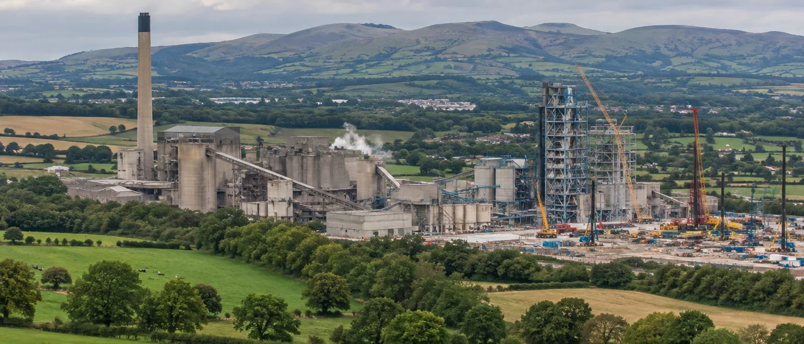 Padeswood, Flintshire. Padeswood CCS will capture about 400,000 tonnes of CO2 a year from 2029.