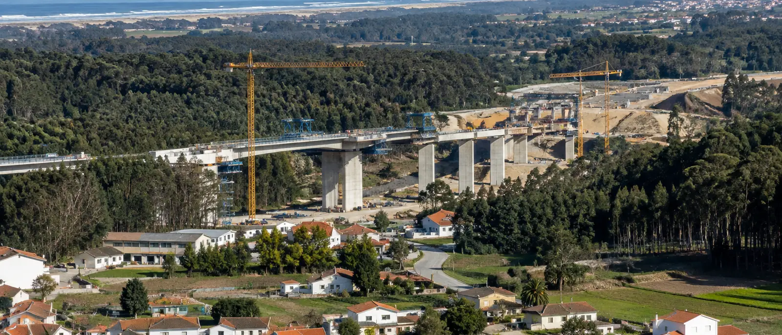 Aveiro, Portugal. Works on the first Porto to Lisbon high-speed section started on 12 October 2026.