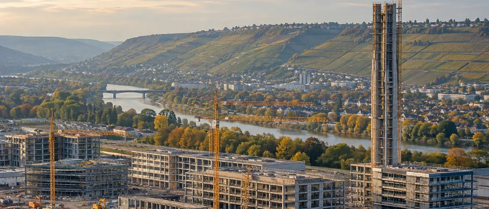 Heilbronn, Baden-Württemberg. The first IPAI phase has more than 35,000 m² of floor space in three main buildings.