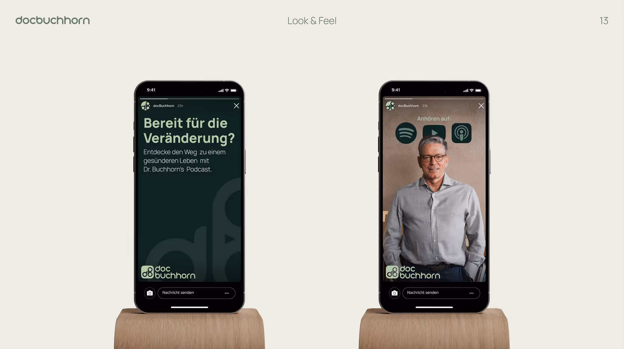 Social Media Mockups – Podcast Branding Kampagne München