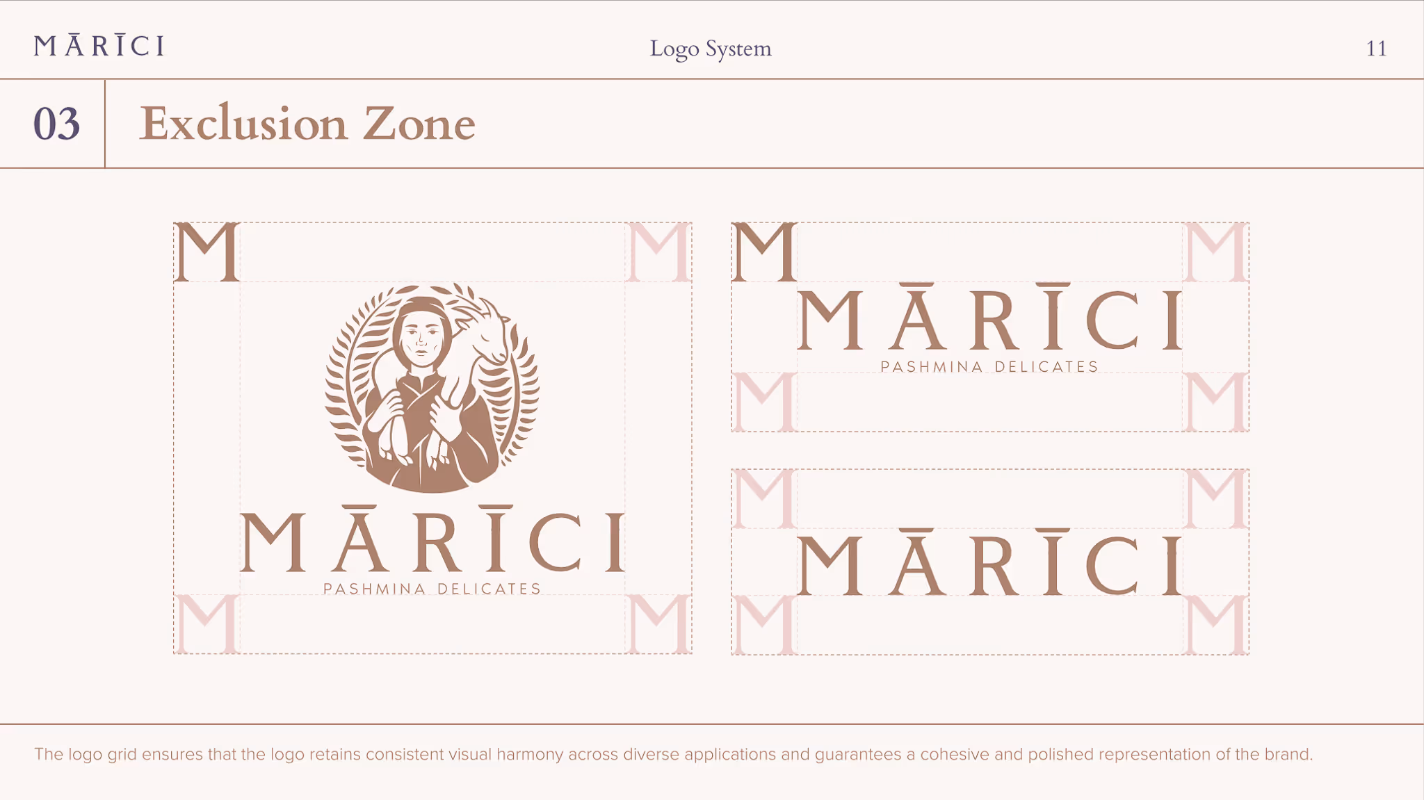Exclusion Zone Diagramm – Marici Logo Schutzraum Regel