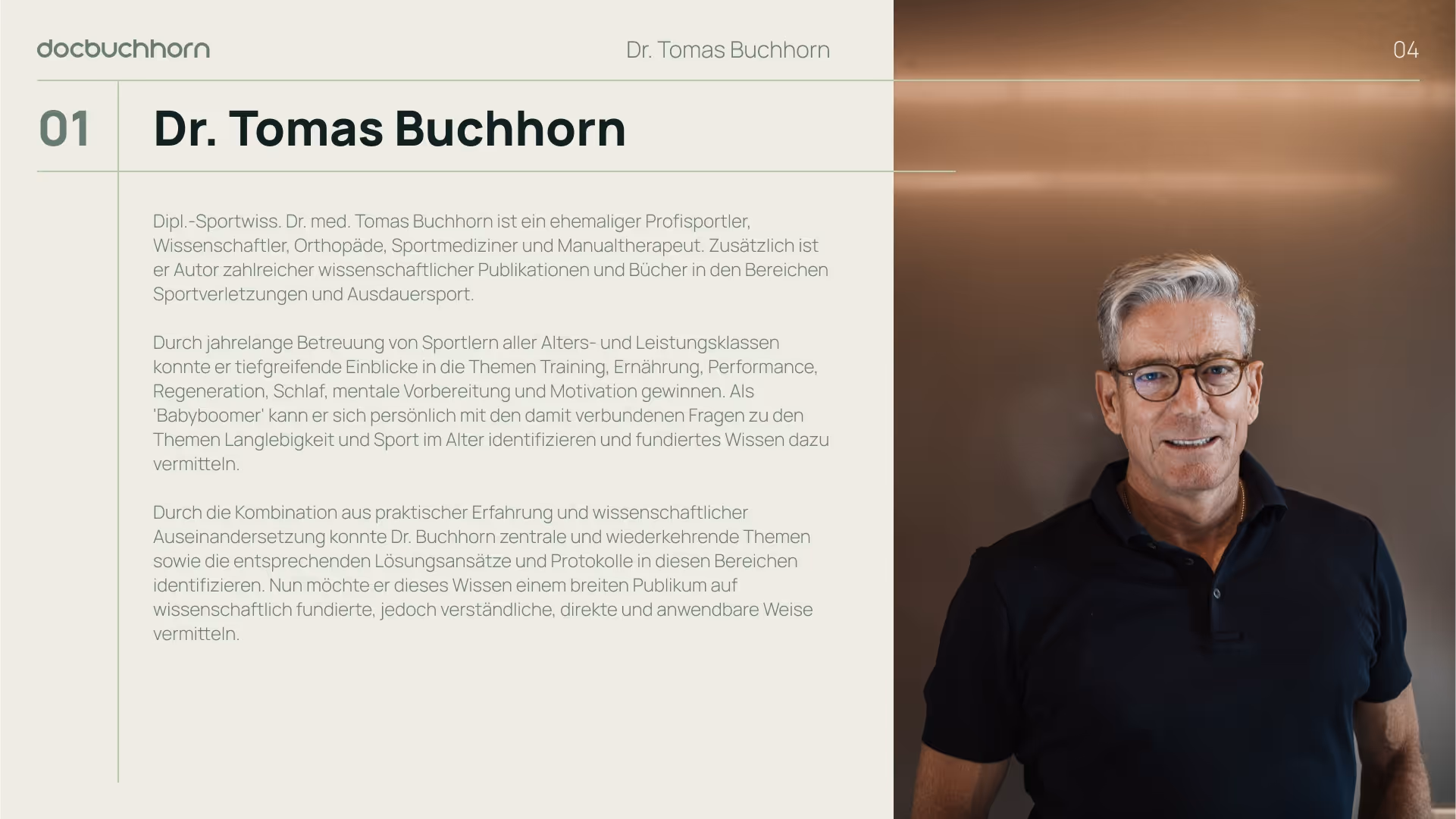 Hostvorstellung Dr Buchhorn – Corporate Podcast Branding München