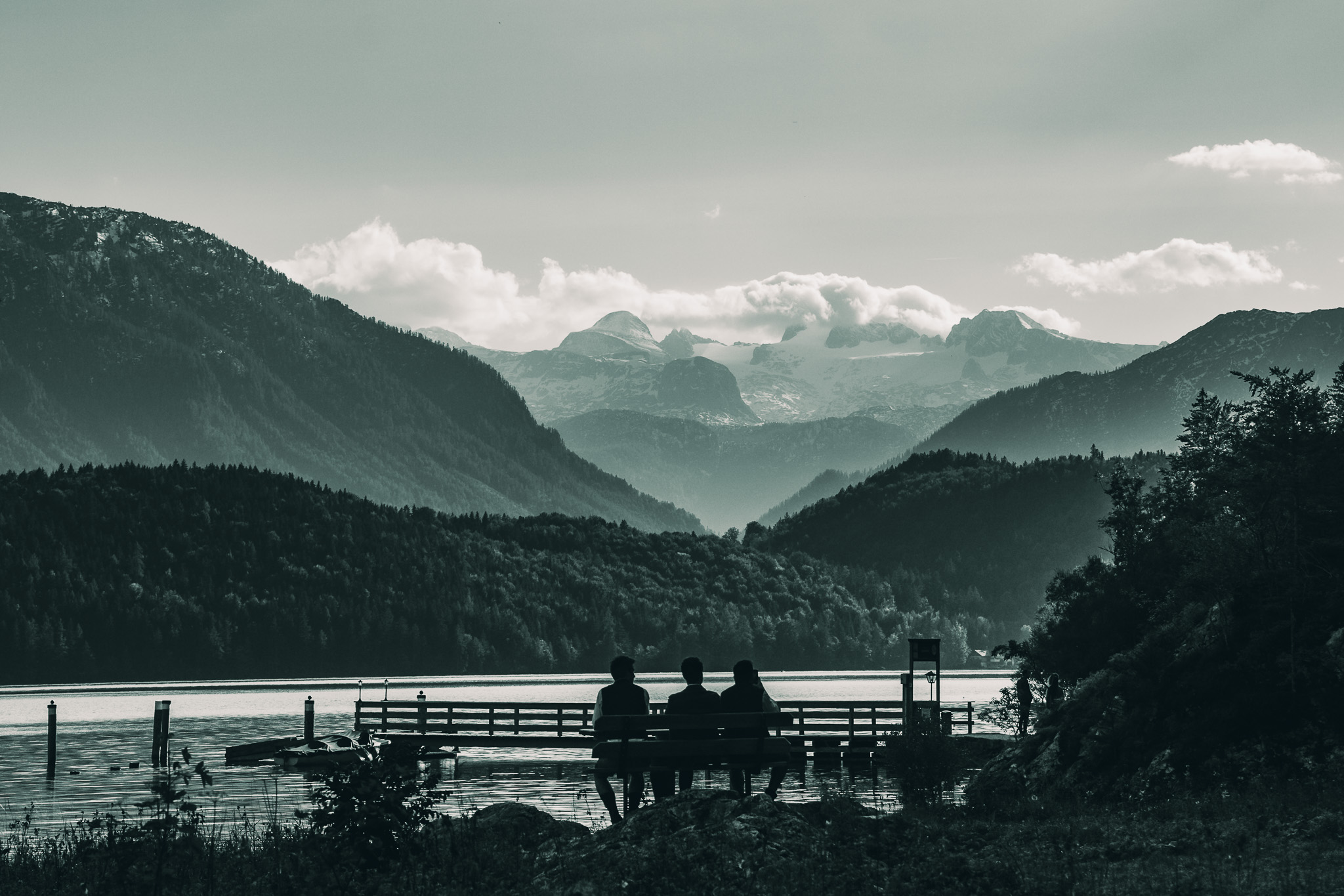 Eternal Moments: A Wedding Photography Collection by FADETOBLACK, wedding photography: Mountain lake landscape at the wedding location