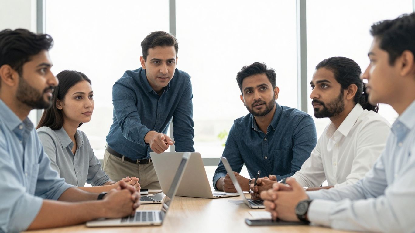 Team planning for future recruiting success.