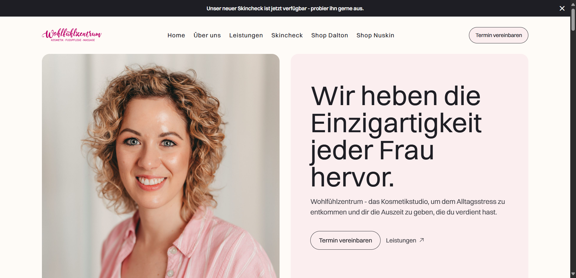 Kosmetikstudio Wohlfühlzentrum