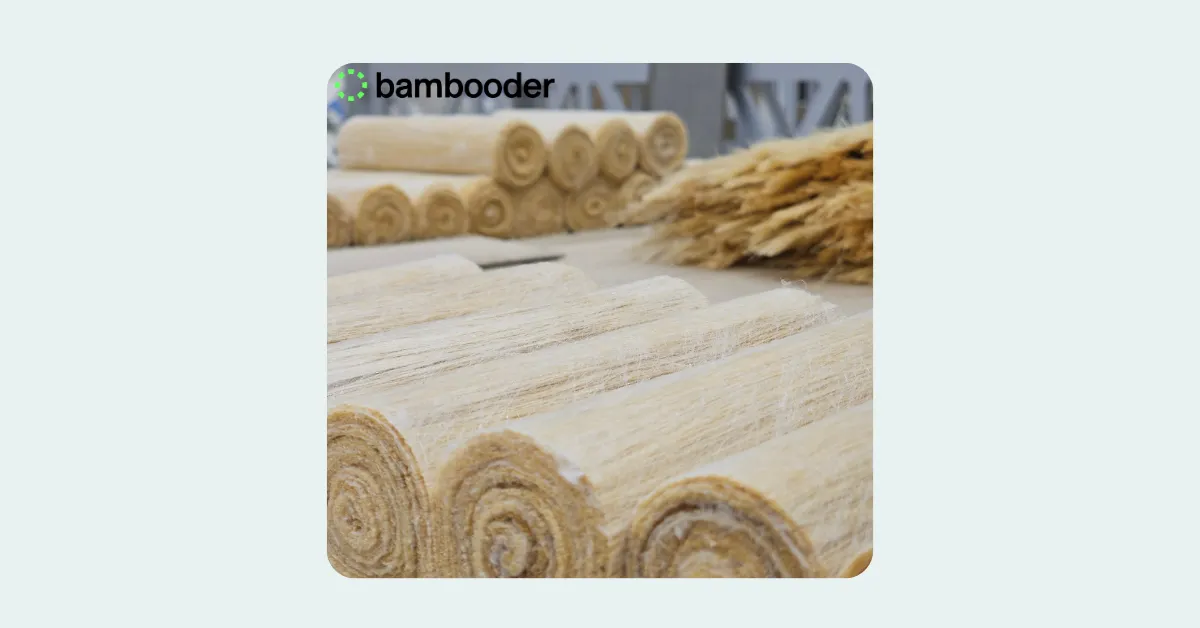 Bamboo fiber UD tape is about to become cheaper than glass fiber UD tape. No, really.