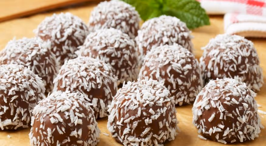 Trufas de Chocolate y Coco - Recetas Judias