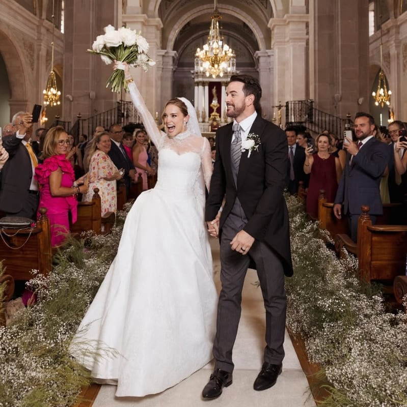 La boda religiosa de Mane de la Parra y Ligia Uriarte / Foto: Instagram