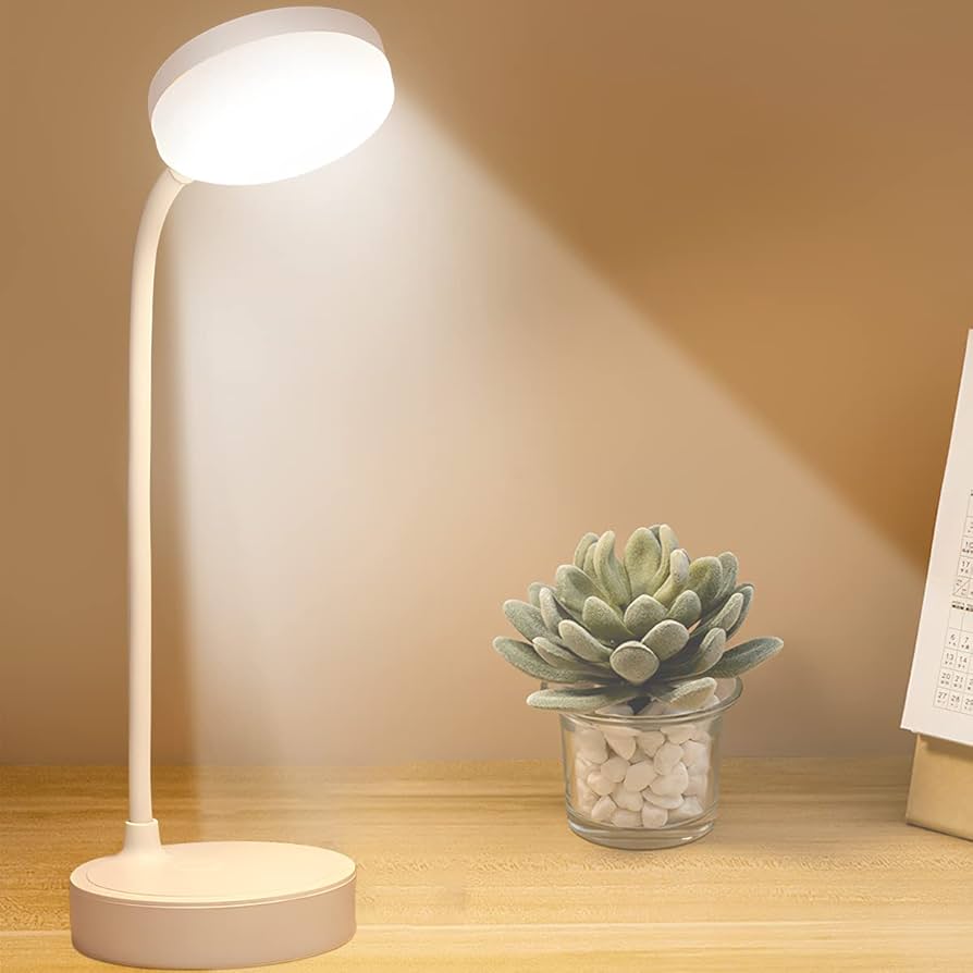 Lampara de Escritorio LED, Lámpara de Oficina Mesa, 360° Ajustable, Luz de Lectura Recargable, 3 Modos de Iluminación, Atenuación Táctil, Protección Ocular, para Trabajar, Estudiar, Leer, Escribir : Amazon.com.mx: Hogar y Cocina