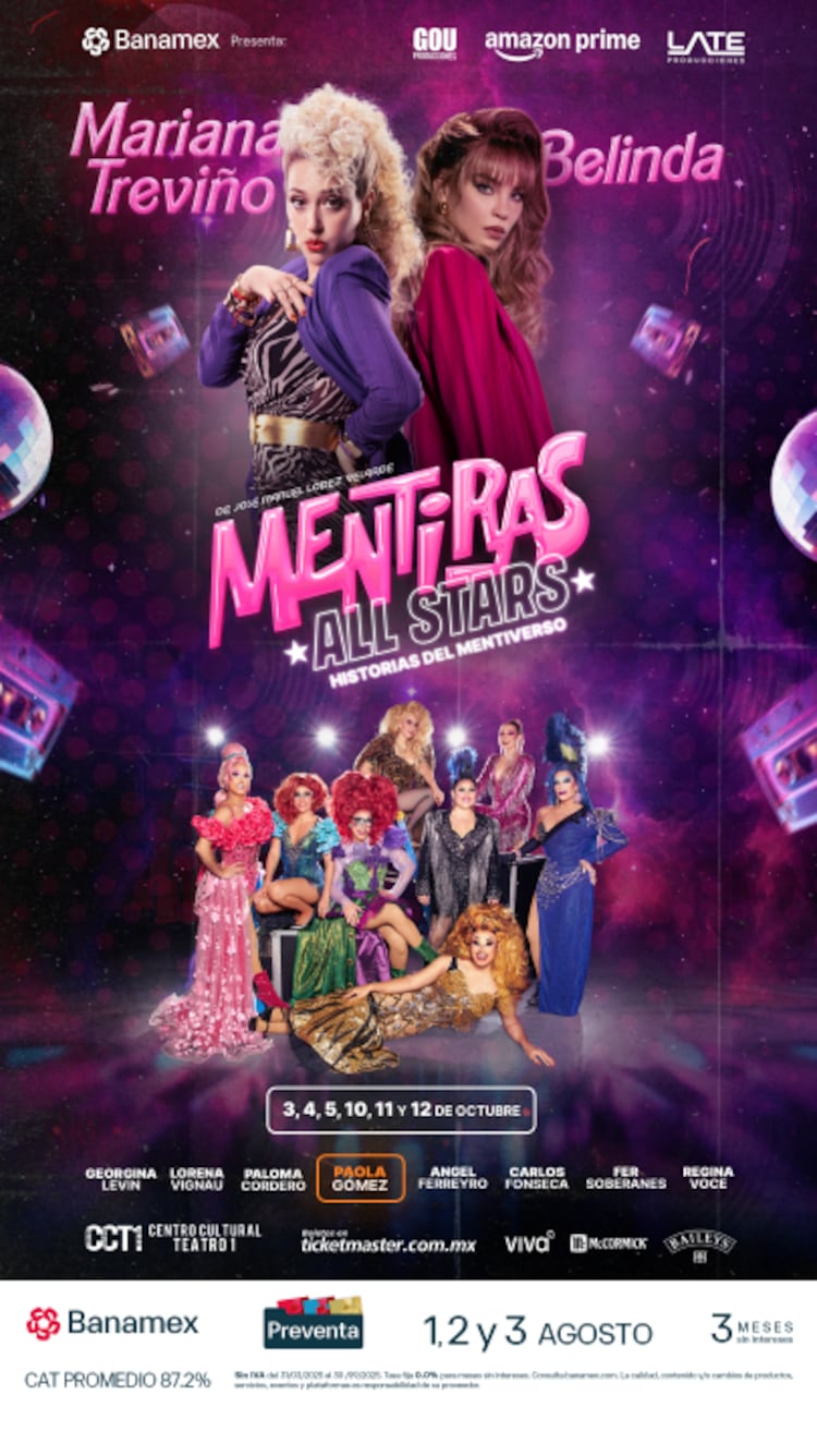 Mariana Treviño y Belinda en 'Mentiras All Stars': Fechas, preventa y venta de boletos - La Razón de México