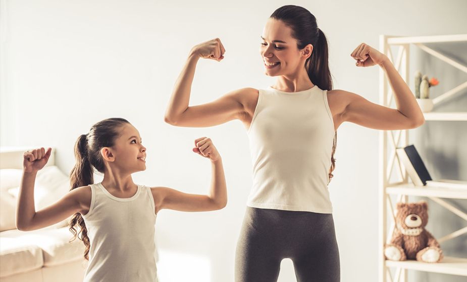 EL EJERCICIO EN LOS PEQUEÑOS AYUDA A MANTENER SU CUERPO SANO.