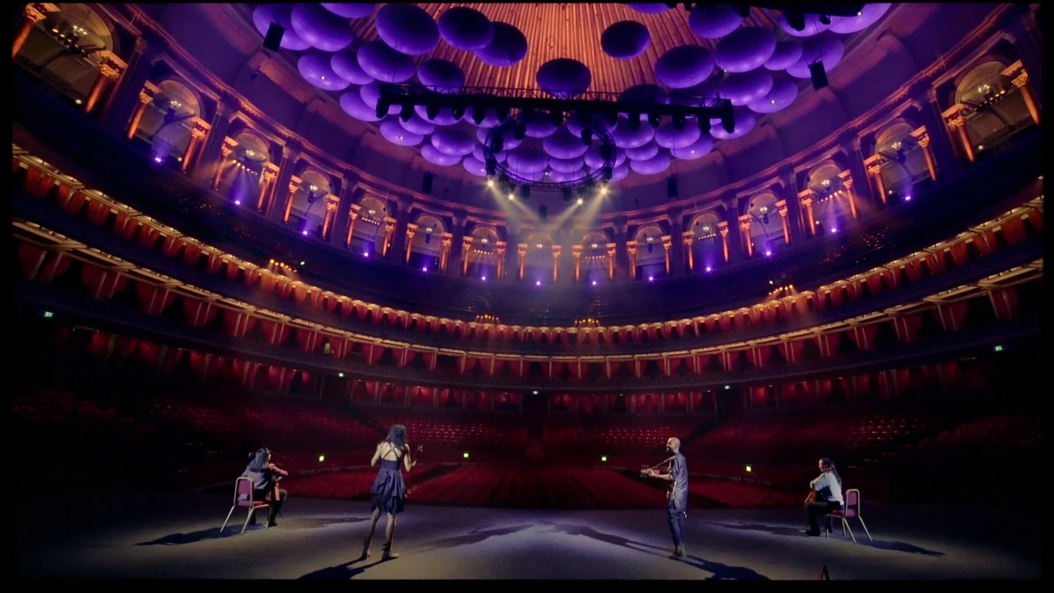 Empty Places / Performance inside the Royal Albert Hall.
