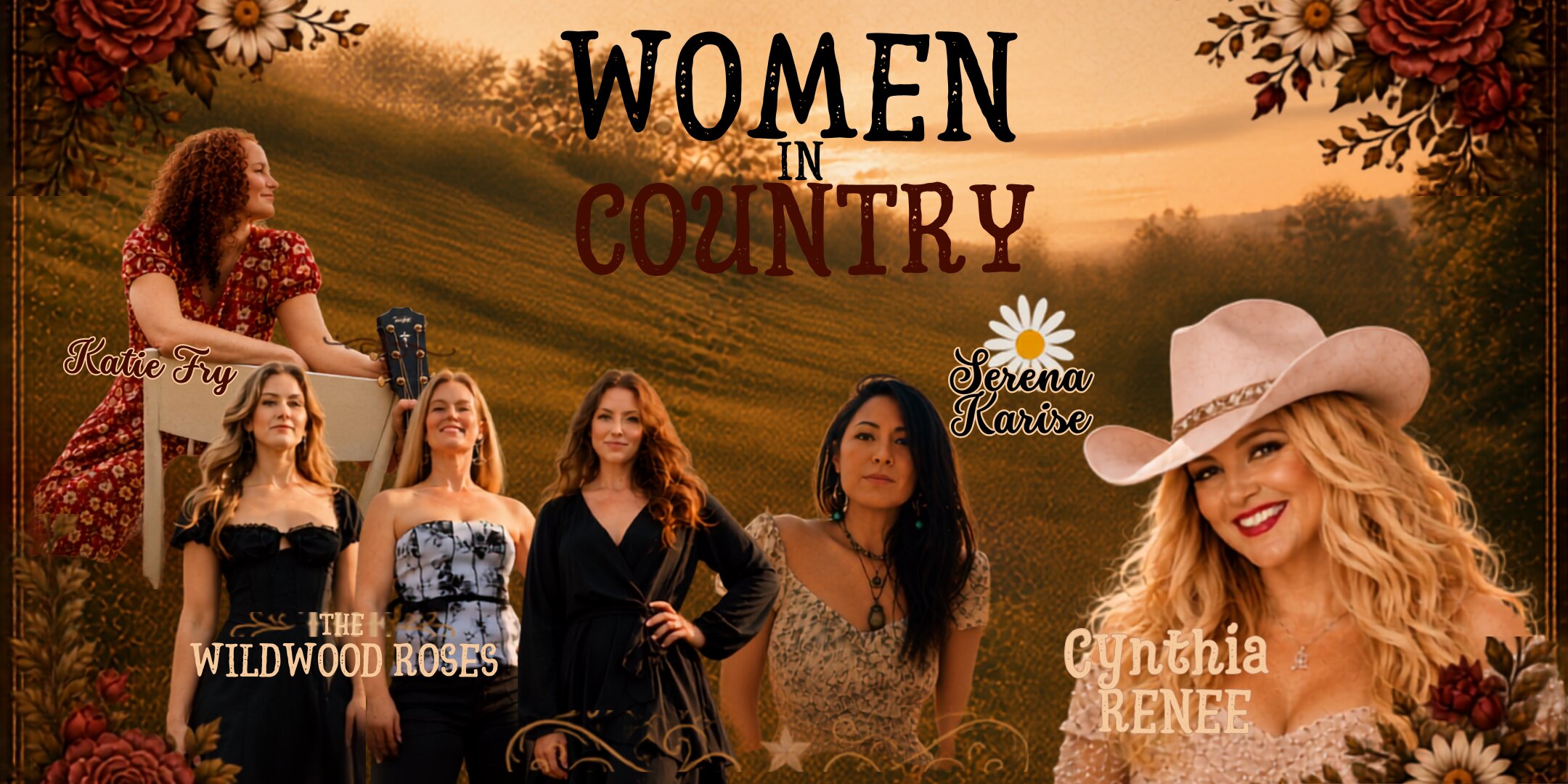 Women in Country - Cynthia Renee, Katie Fry, Serena Karise and The Wildwood Roses