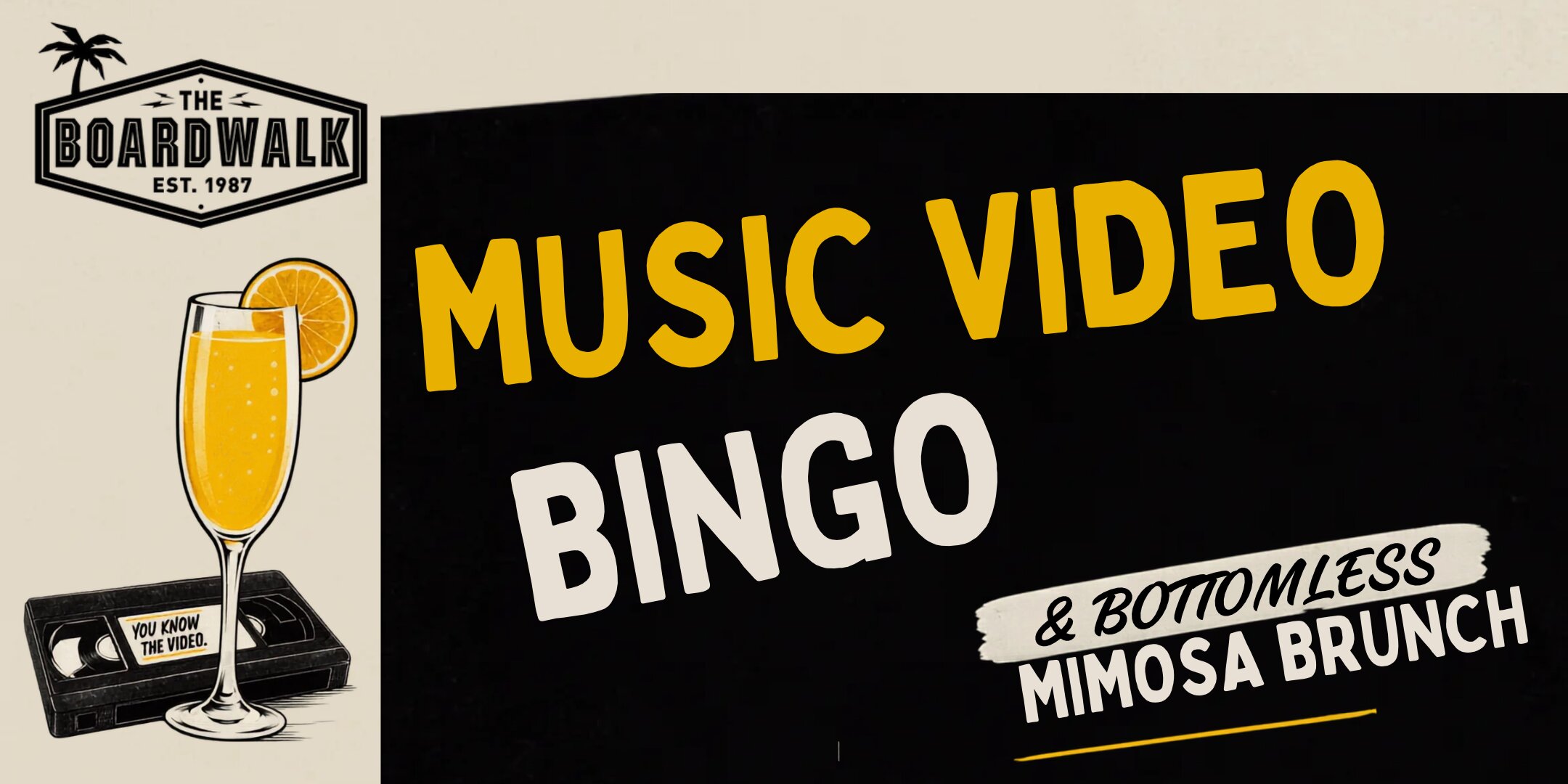 Music Video Bingo and Bottomless Mimosa Brunch