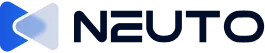 NEUTO company logo with stylized blue and white triangular design on the left.