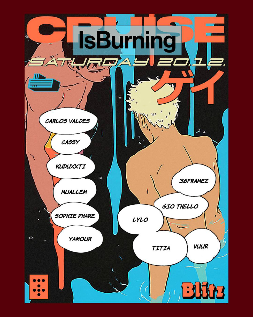 Event art work for IsBurning