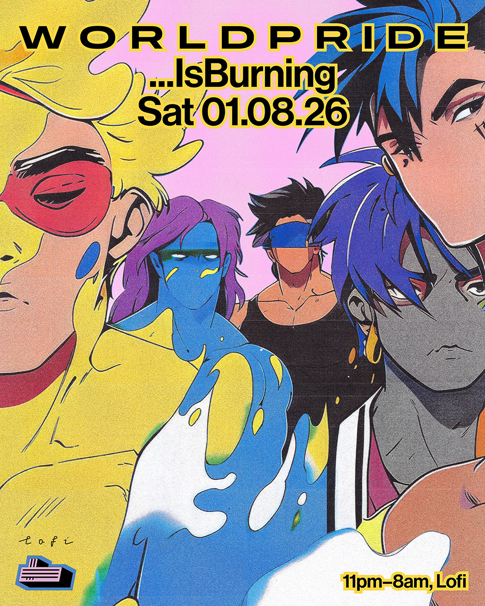 Art work for an IsBurning event