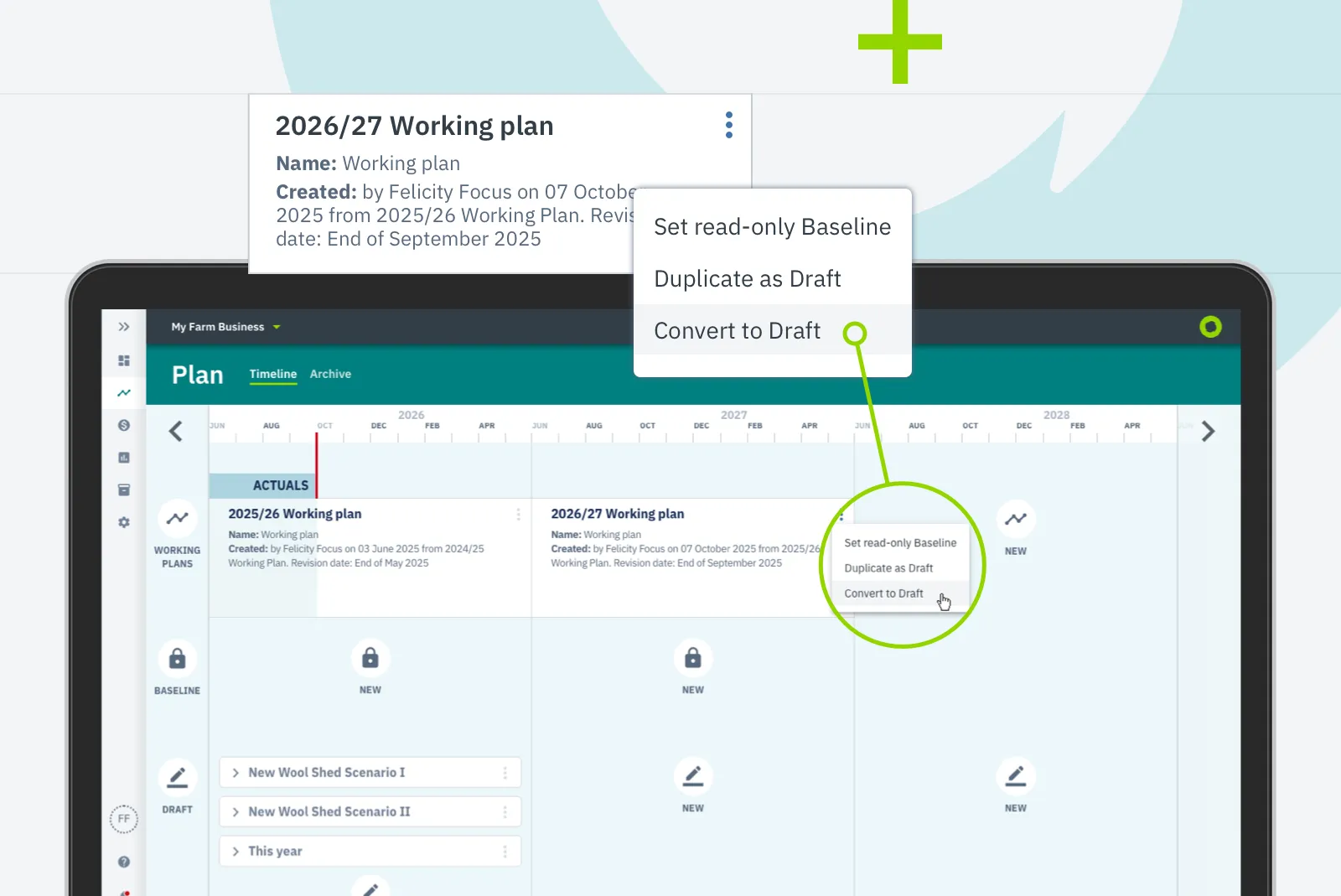 Dashboard mockup