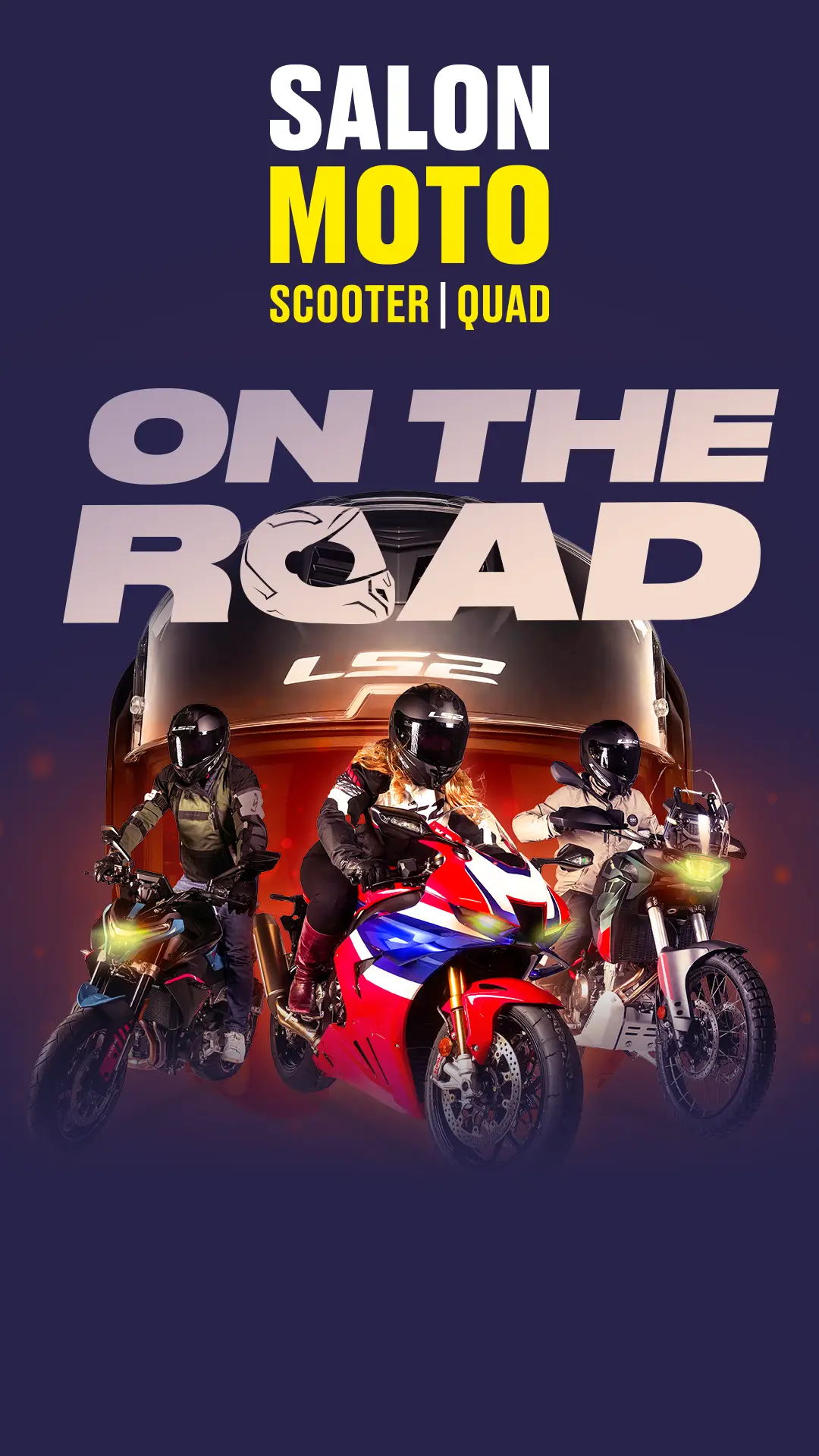 Salon de la moto, du scooter, du quad et du vélo On The Road Marseille • 18-20 mars 2022 Parc Chanot