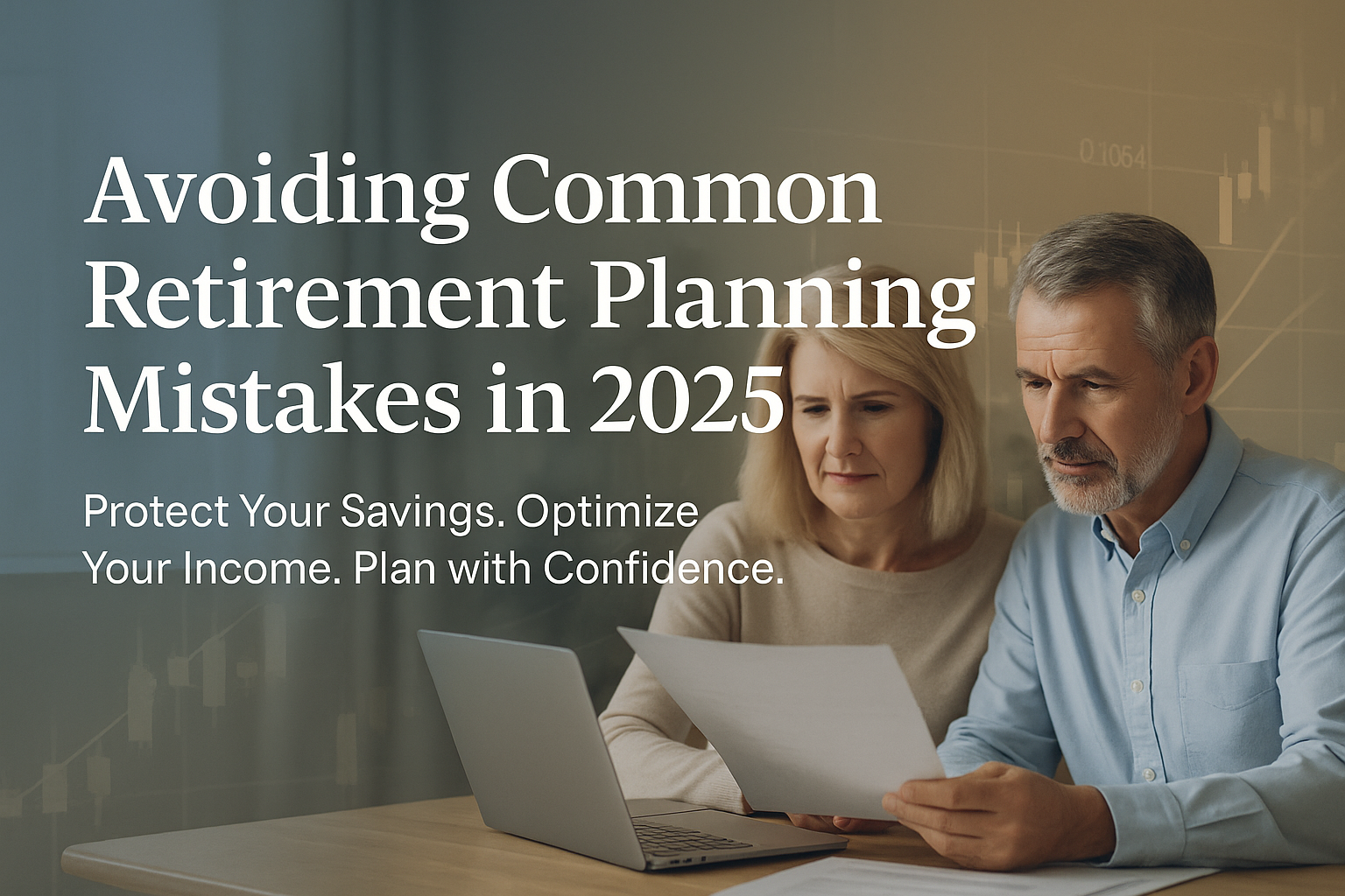 a couple sitting down planning for retirement