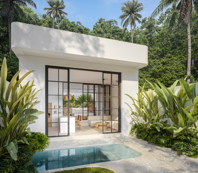 New 1BR Villa, Single Floor, Pink Zone Bingin | Yolla Bali