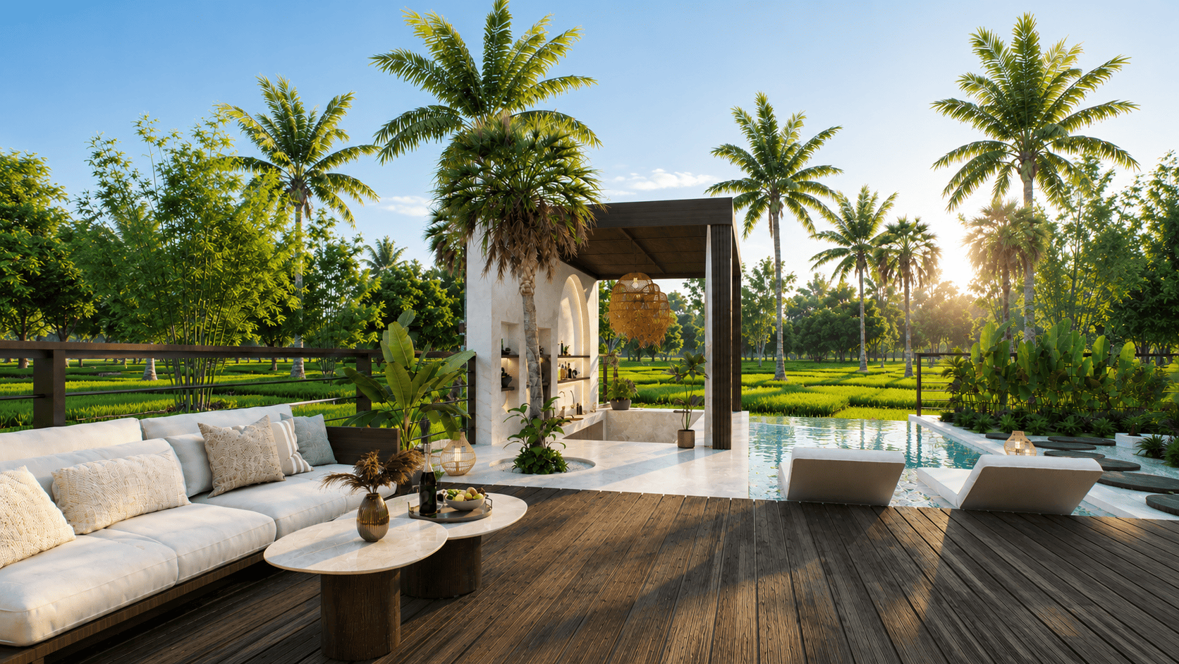 2BR Luxury Villa, Rice Fields, Munggu Seseh | Yolla Bali
