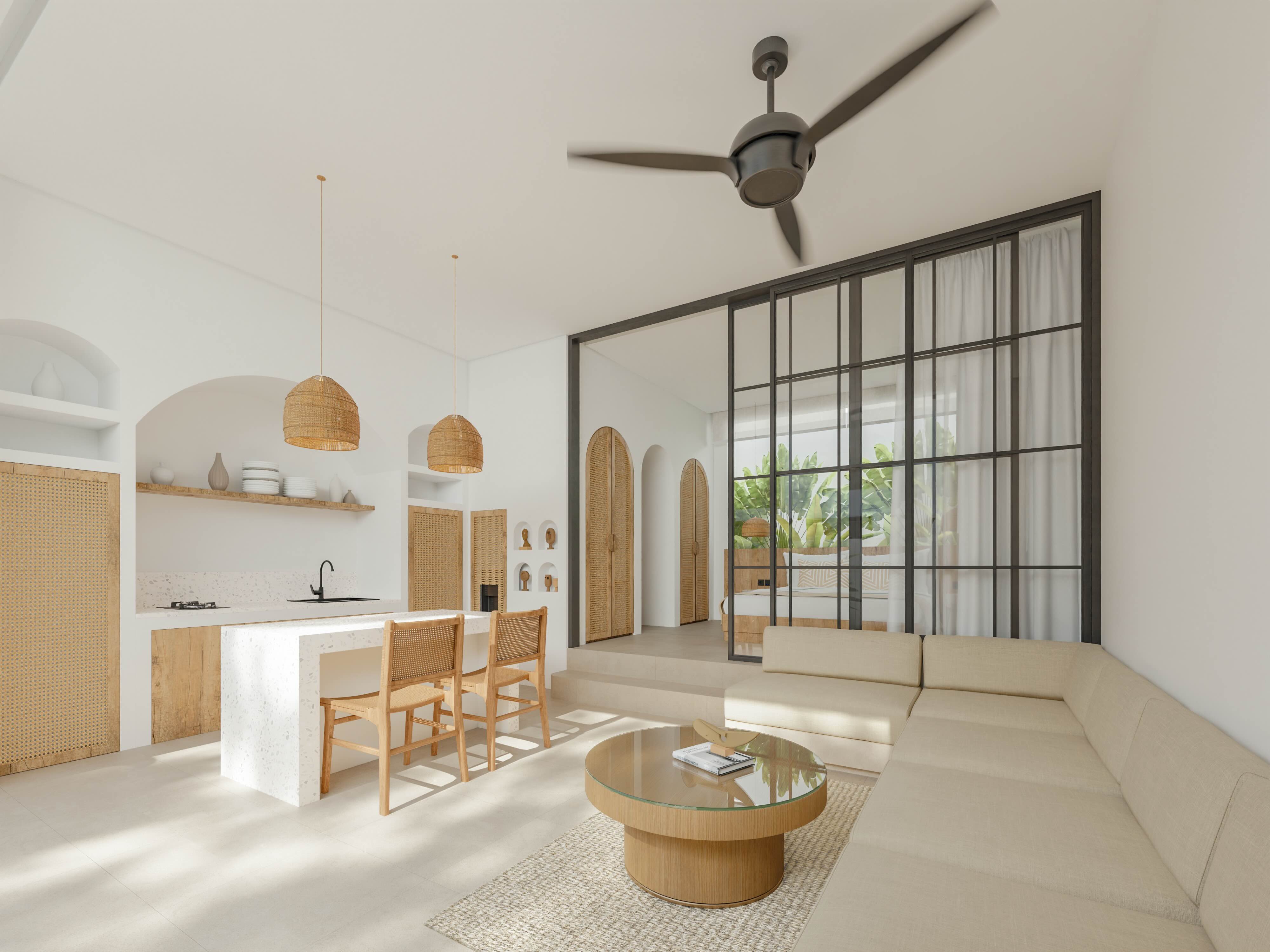 New 1BR Villa, Single Floor, Pink Zone Bingin | Yolla Bali