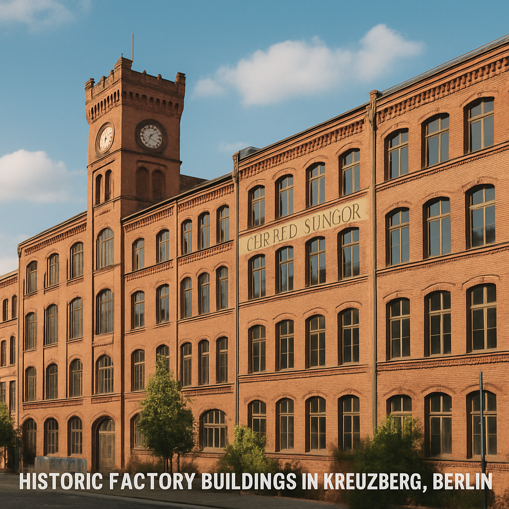 Historic factory buildings in Kreuzberg, Berlin