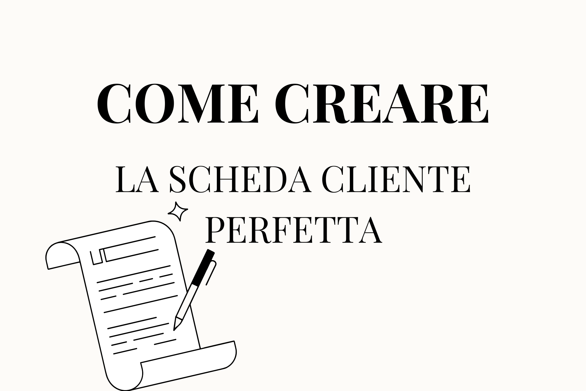 Scheda cliente