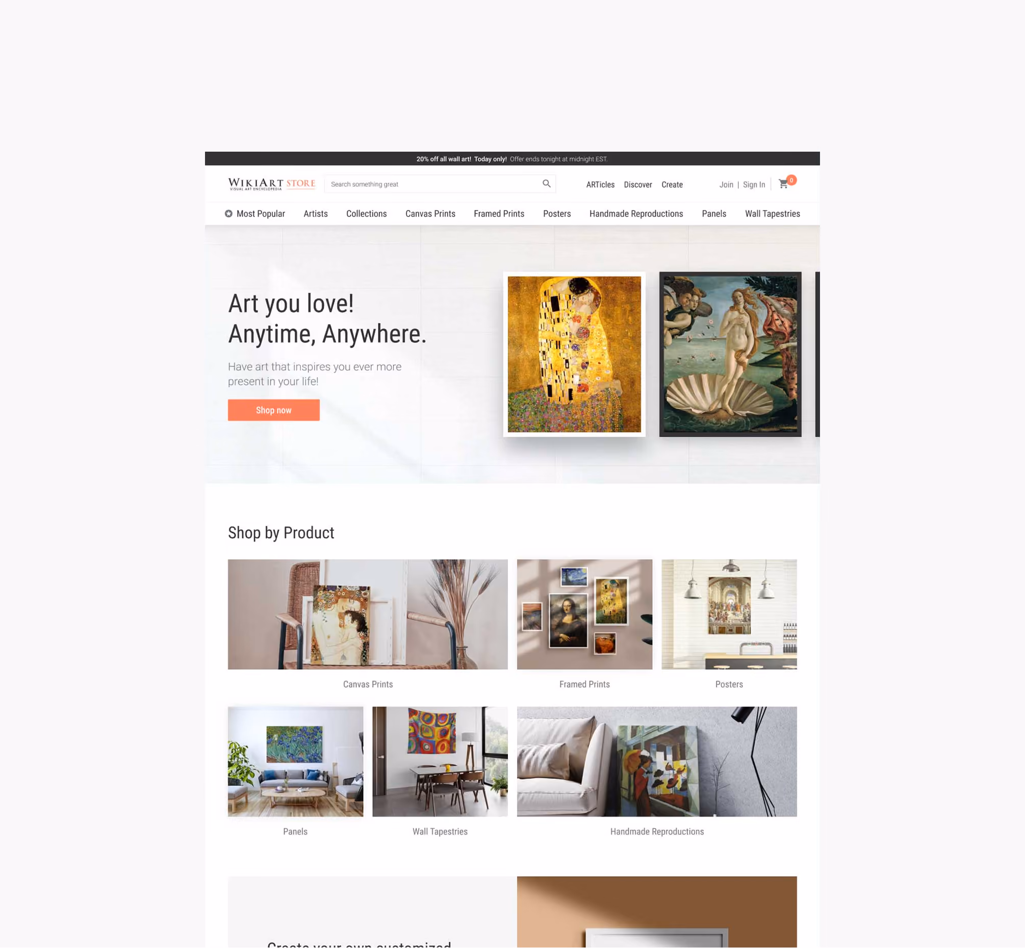 Engineering Assistance for a WikiArt Store