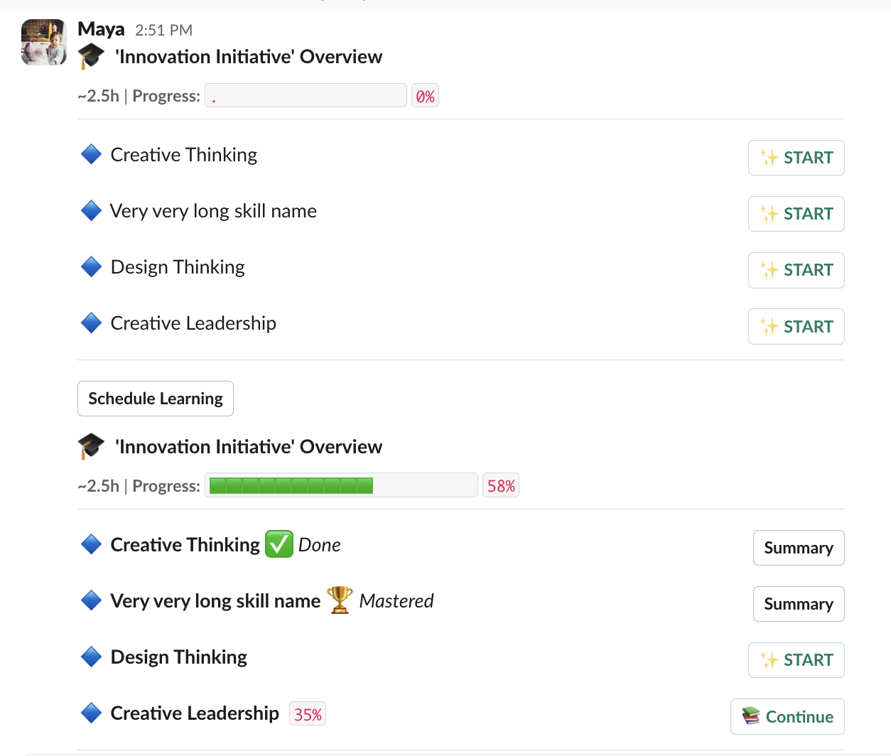 Slack dialog image