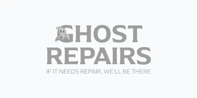 Ghost Repairs logo.