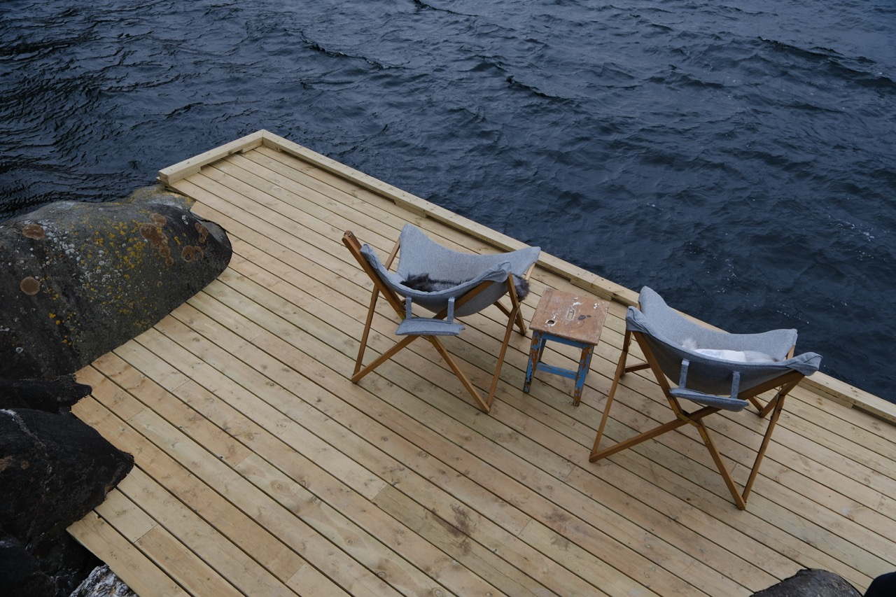 Gå ned til din egen bade- eller fiskeplass.