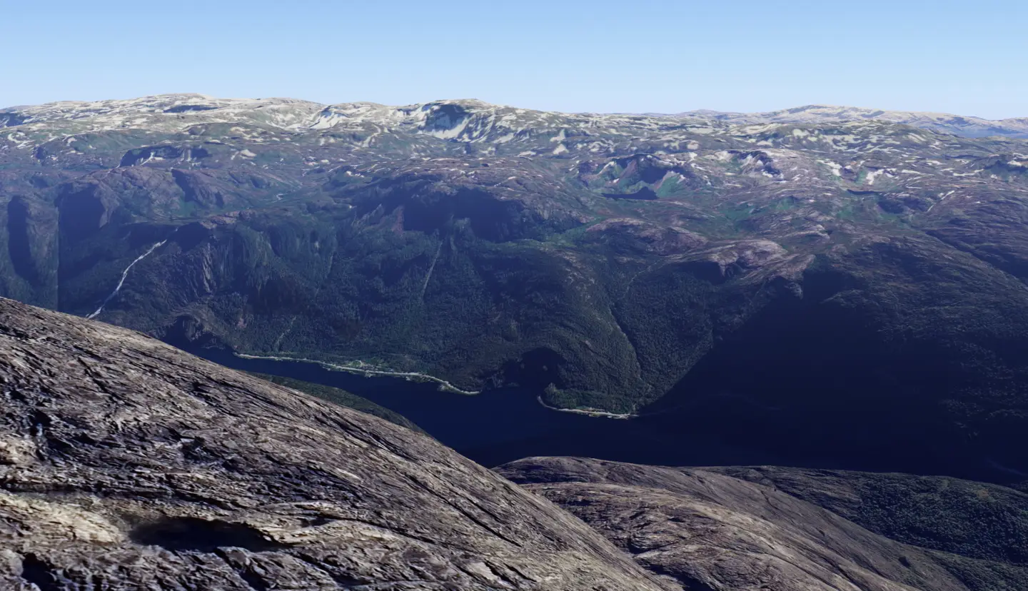 Alvaldsnuten, 1245 masl