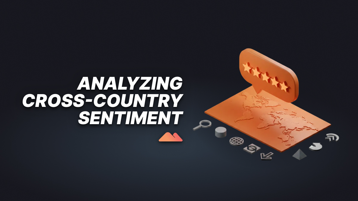 Orange notepad with review stars on dark background symbolizing sentiment analysis methodology