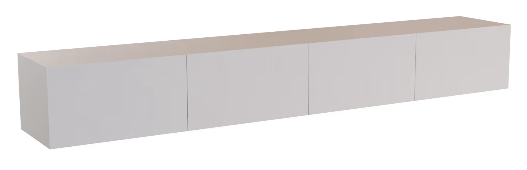 Tv-meubel Isabel met een modern design in de kleur wit