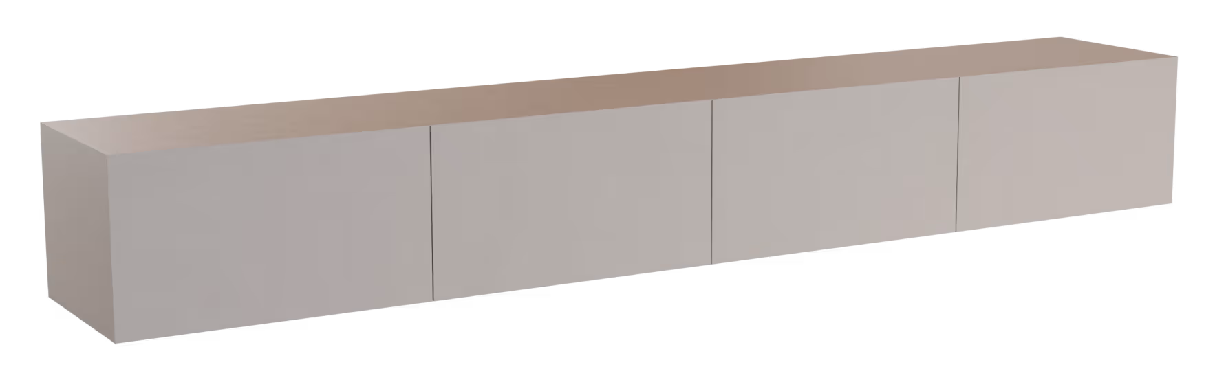 Tv-meubel Isabel met een stijlvol design in taupekleur