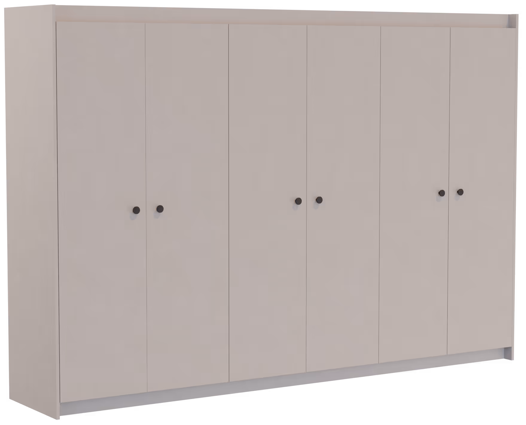 Kledingkast Romy met een stijlvol design in taupekleur