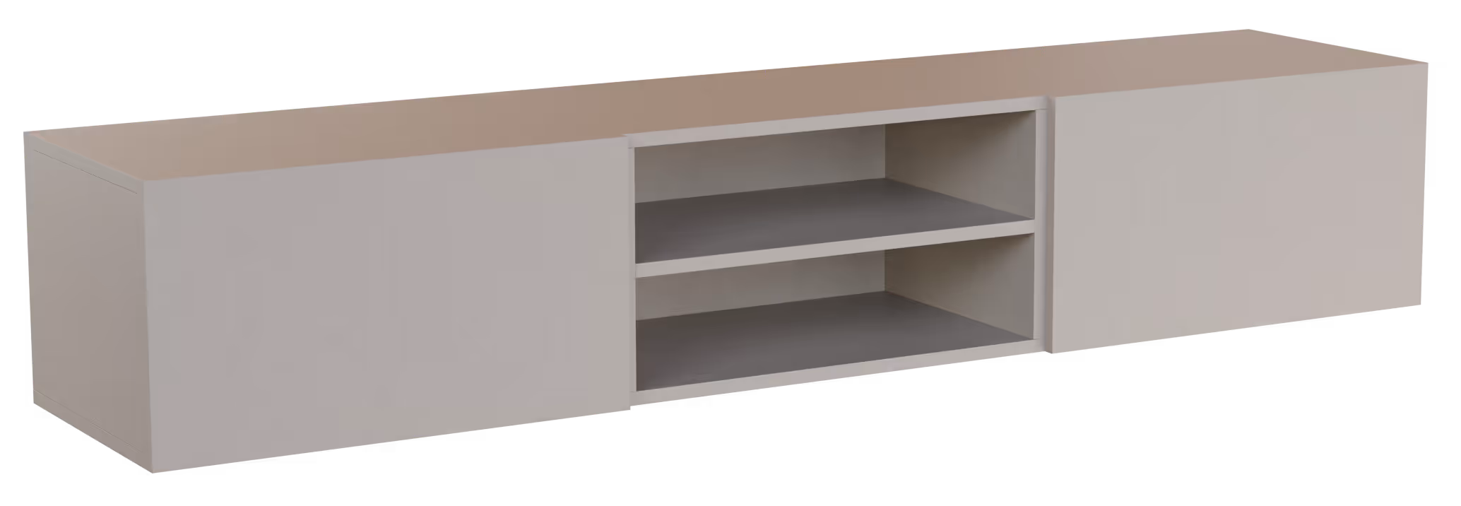 Tv-meubel Rosa met een stijlvol design in taupekleur