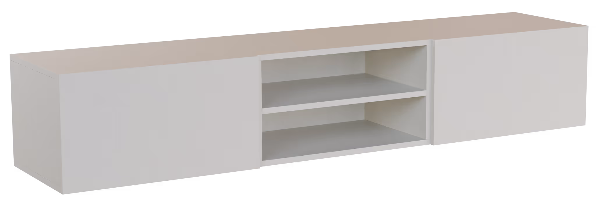 Tv-meubel Rosa met een modern design in de kleur wit