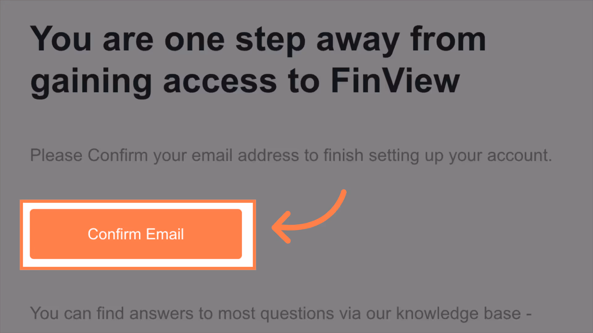 Click confirm email